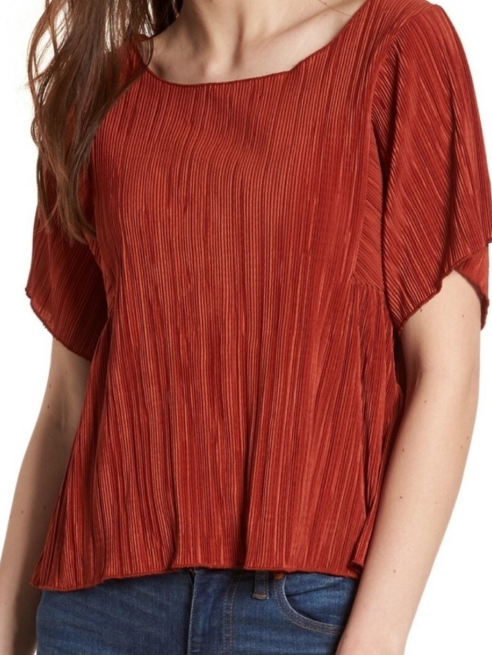Madewell Micropleat Top